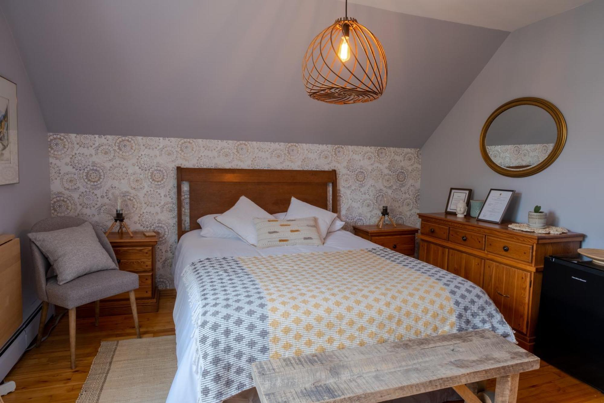 Bed and Breakfast Au Coq Du Bonheur Magog Exterior foto